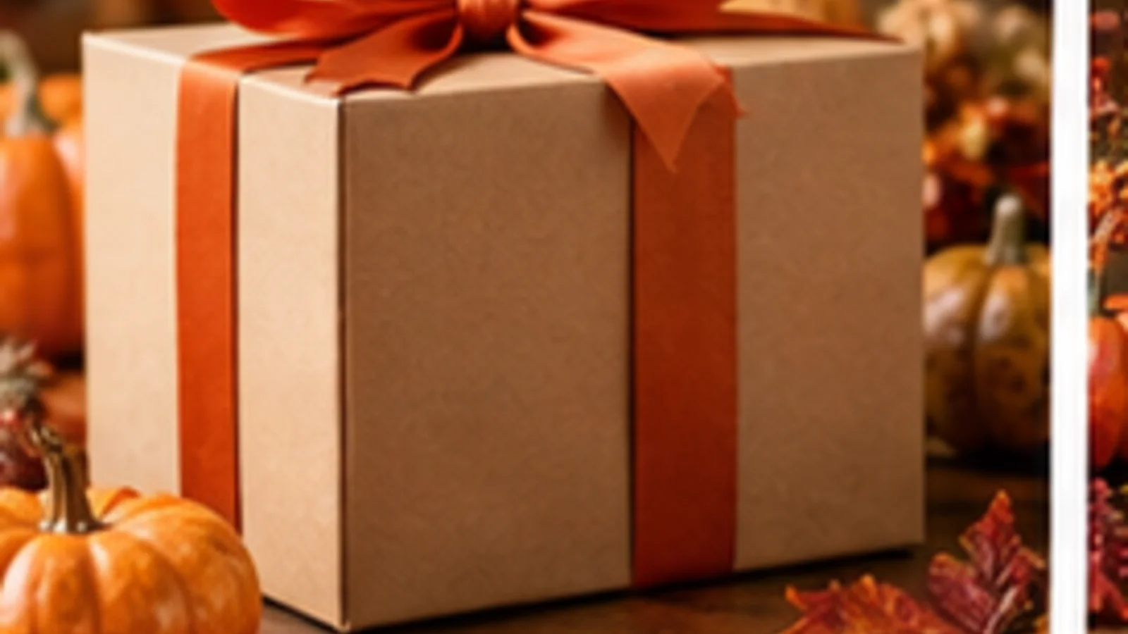 Original commercial hero image for DK Thanksgivinggifts custom Thanksgiving gifts